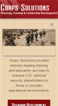 Mobile Screenshot of corps-solutions.com